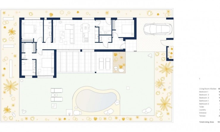 Nieuwbouw woningen - Villa - BAÑOS Y MENDIGO - Altaona Golf