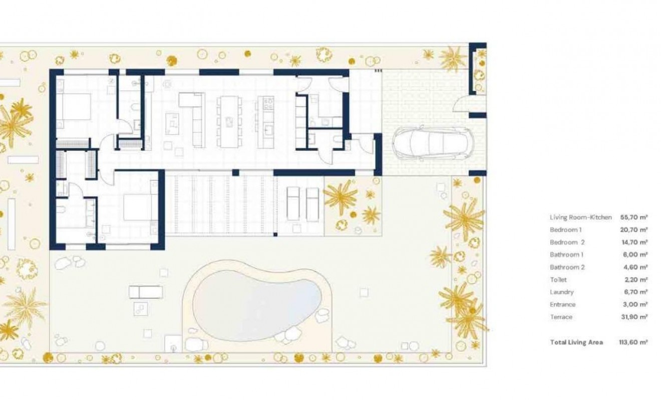New Build - Villa - BAÑOS Y MENDIGO - Altaona Golf