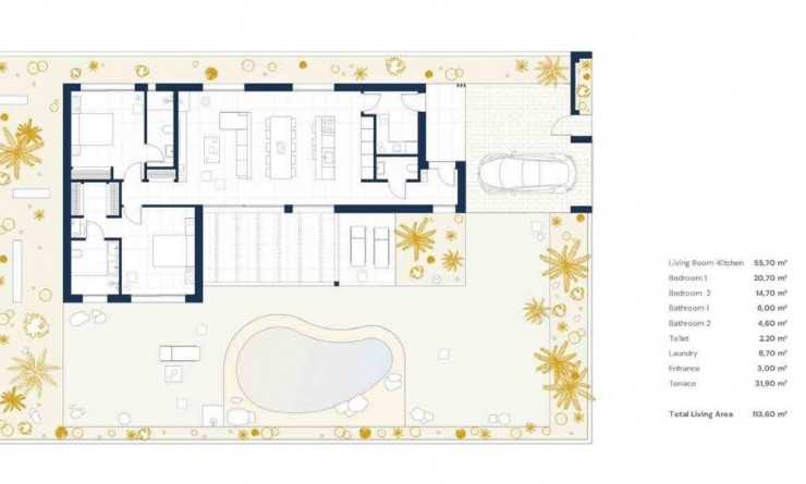New Build - Villa - BAÑOS Y MENDIGO - Altaona Golf