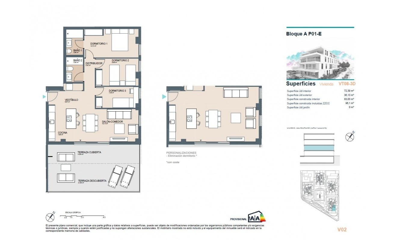 Nouvelle construction - Appartement - Benicassim - Almadraba