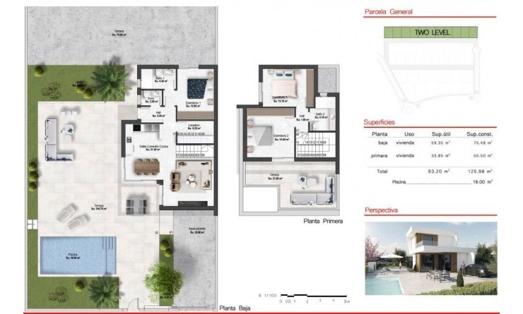 Nieuwbouw woningen - Villa - BAÑOS Y MENDIGO - Altaona Golf