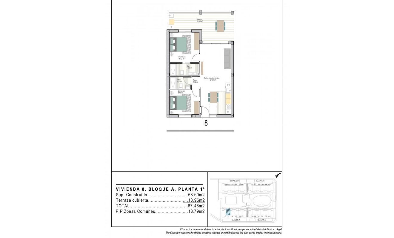 New Build - Apartment - Torre Pacheco - San Cayetano