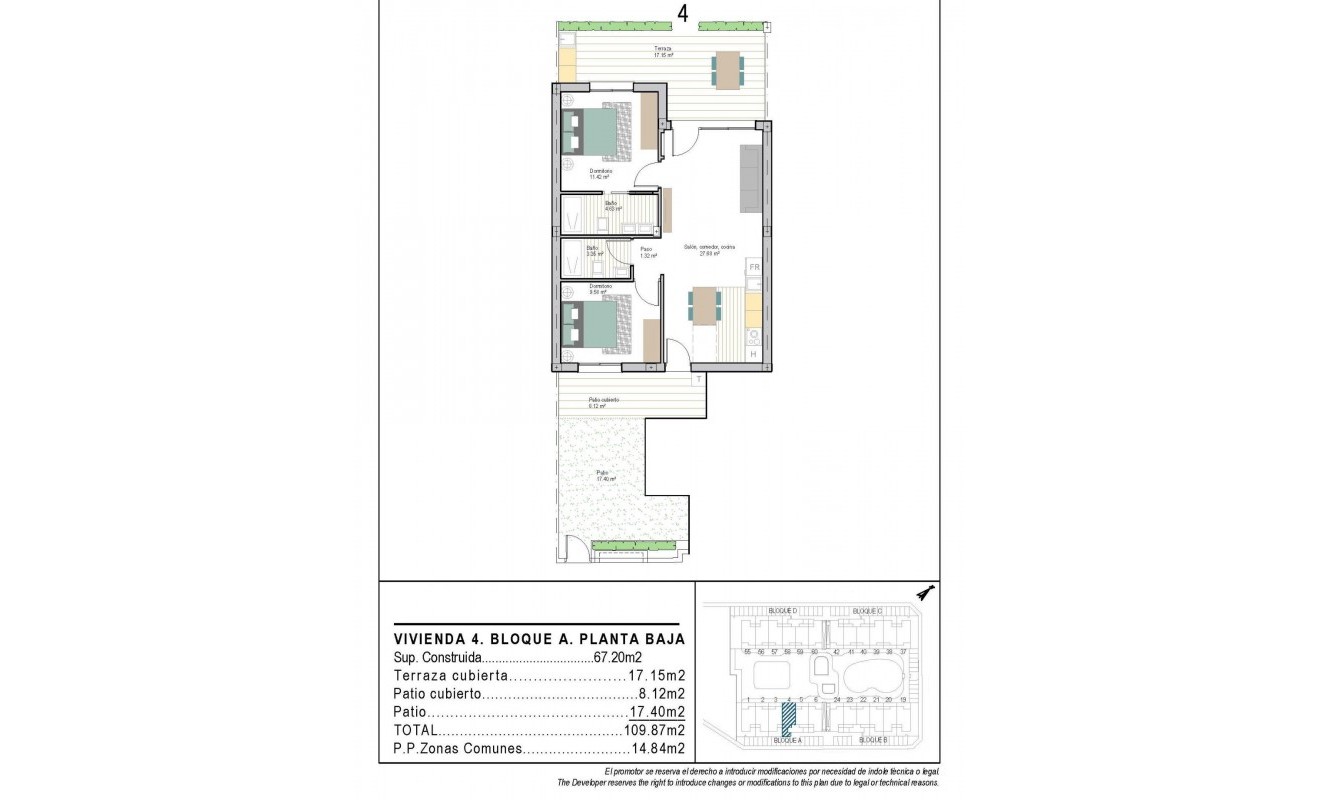 Nieuwbouw woningen - Appartement - Torre Pacheco - San Cayetano