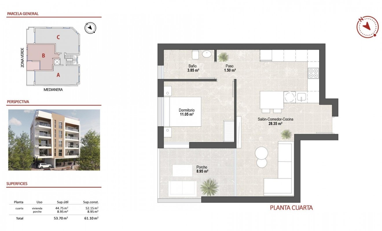 Nieuwbouw woningen - Penthouse - San Pedro del Pinatar - Lo pagan
