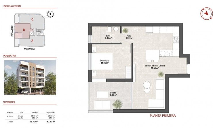Nieuwbouw woningen - Appartement - San Pedro del Pinatar - Lo pagan