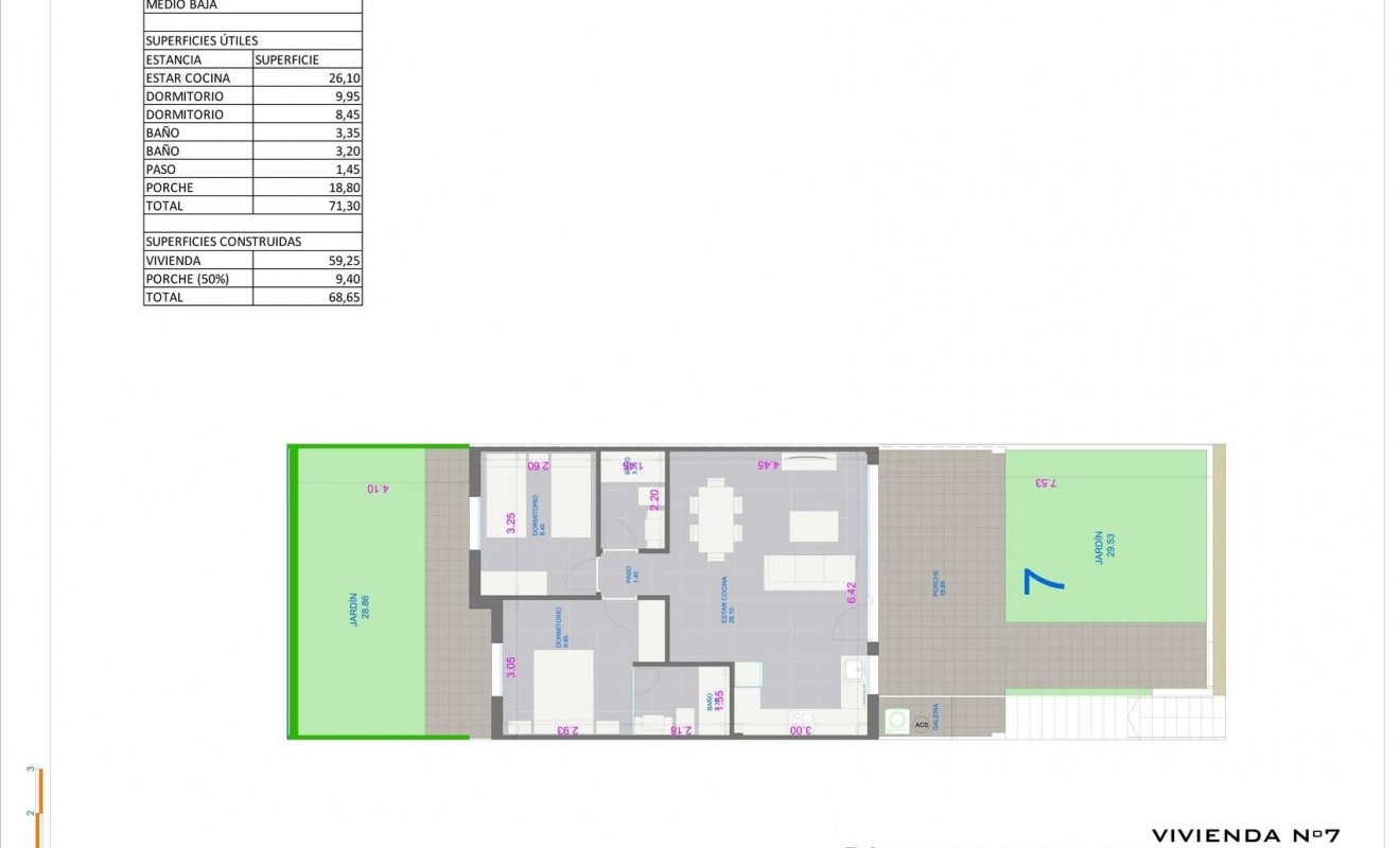 New Build - Bungalow - Pilar de la Horadada - pueblo