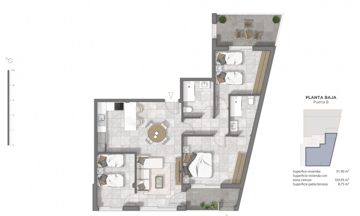 Nieuwbouw woningen - Appartement - Guardamar del Segura - Pueblo