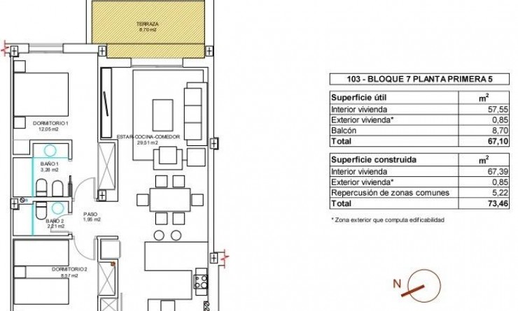 Nieuwbouw woningen - Appartement - Vera - El Playazo