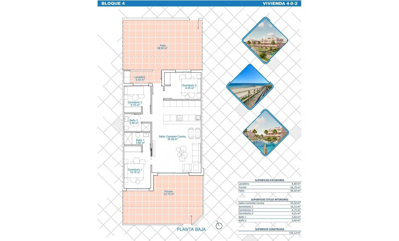 Nieuwbouw woningen - Appartement - Pilar de la Horadada - Lo Monte
