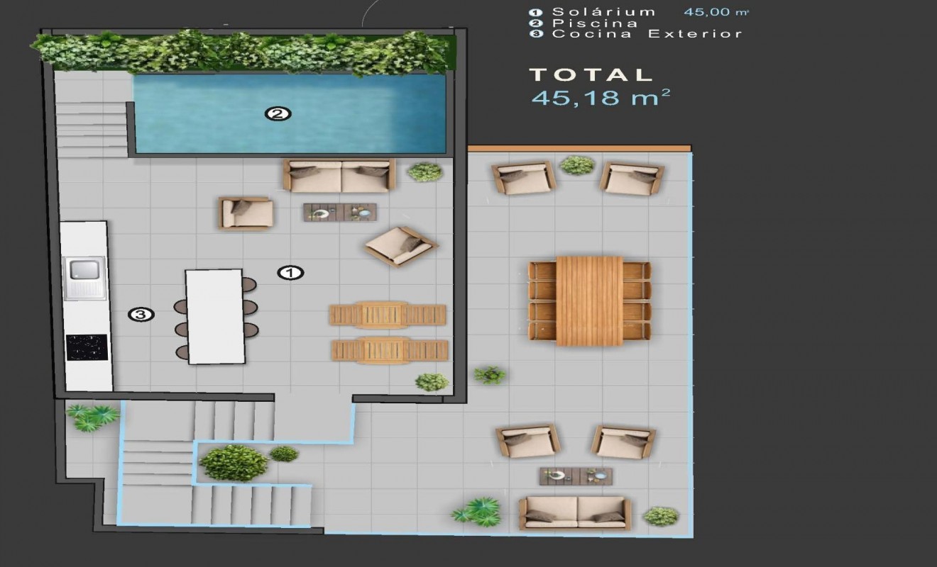 Nieuwbouw woningen - Penthouse - Torrevieja - Centro