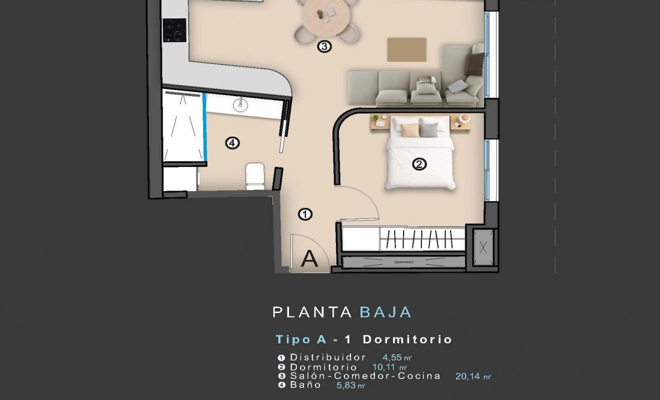 Nieuwbouw woningen - Appartement - Torrevieja - Centro