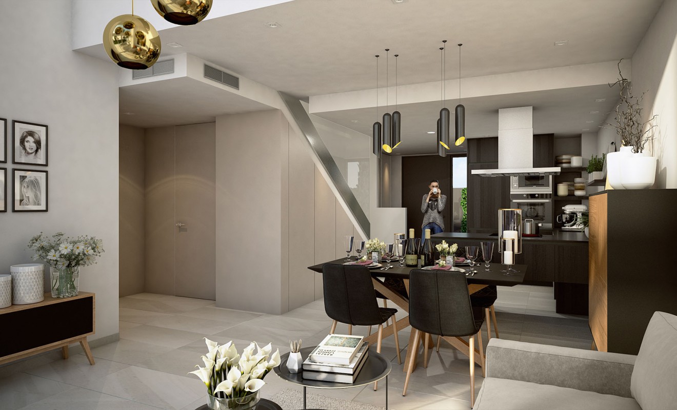 Nieuwbouw woningen - terraced - La Finca Golf