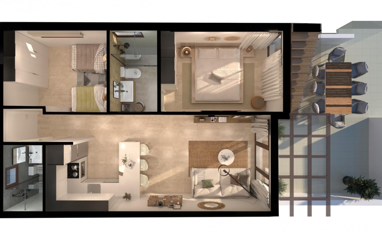 Nieuwbouw woningen - Appartement - Vera - Vera playa