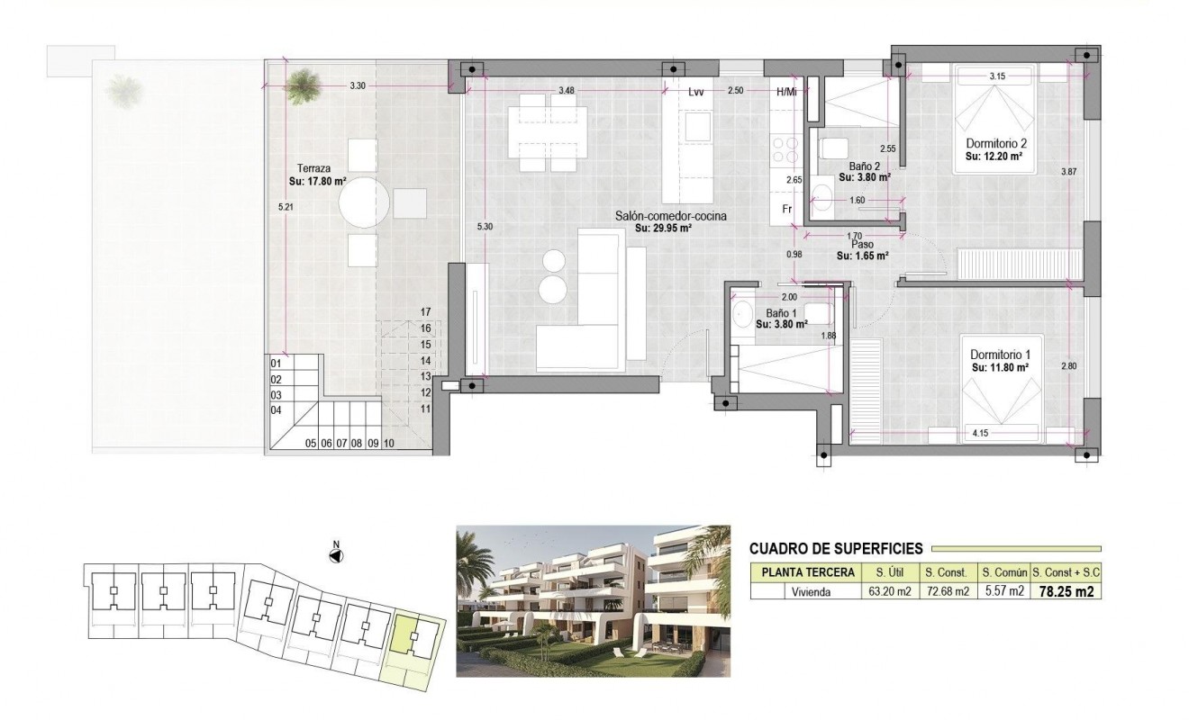 Nieuwbouw woningen - Penthouse - Alhama de Murcia - Condado de Alhama