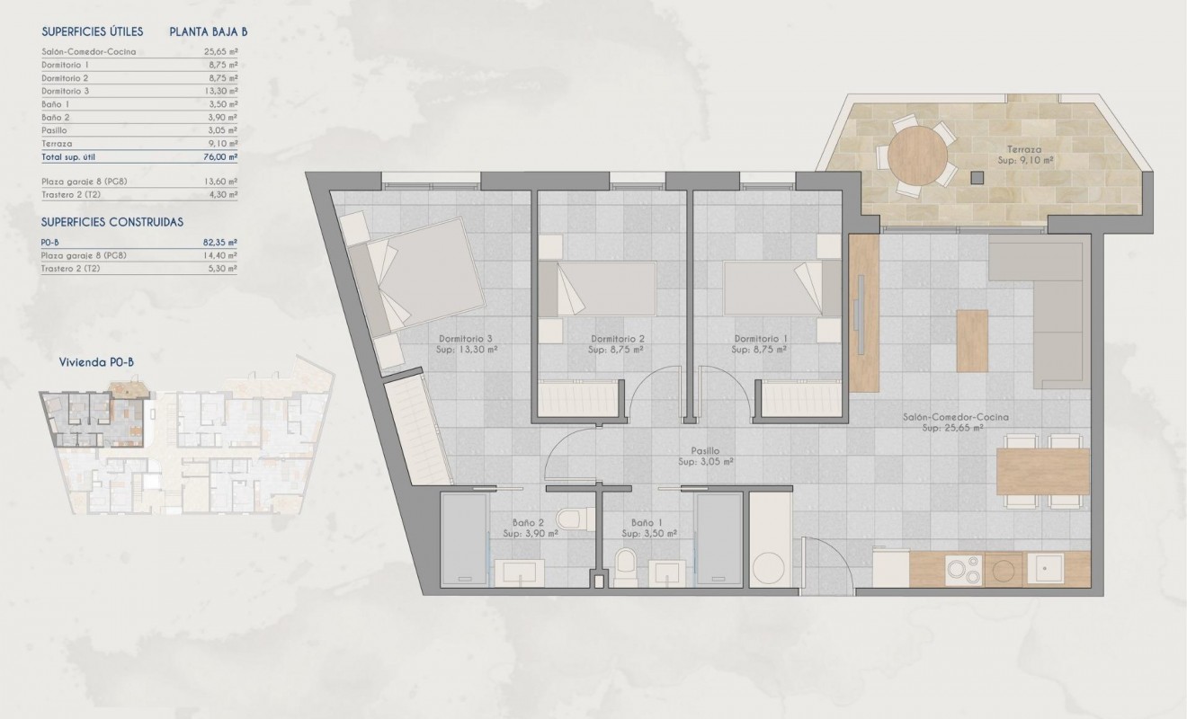 Nieuwbouw woningen - Appartement - San Pedro del Pinatar - Lo pagan