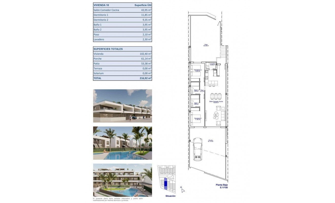 Nieuwbouw woningen - Bungalow - Pilar de la Horadada - pueblo