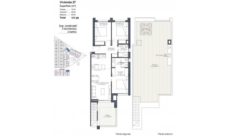 Nieuwbouw woningen - Penthouse - Los Alcázares - Serena Golf