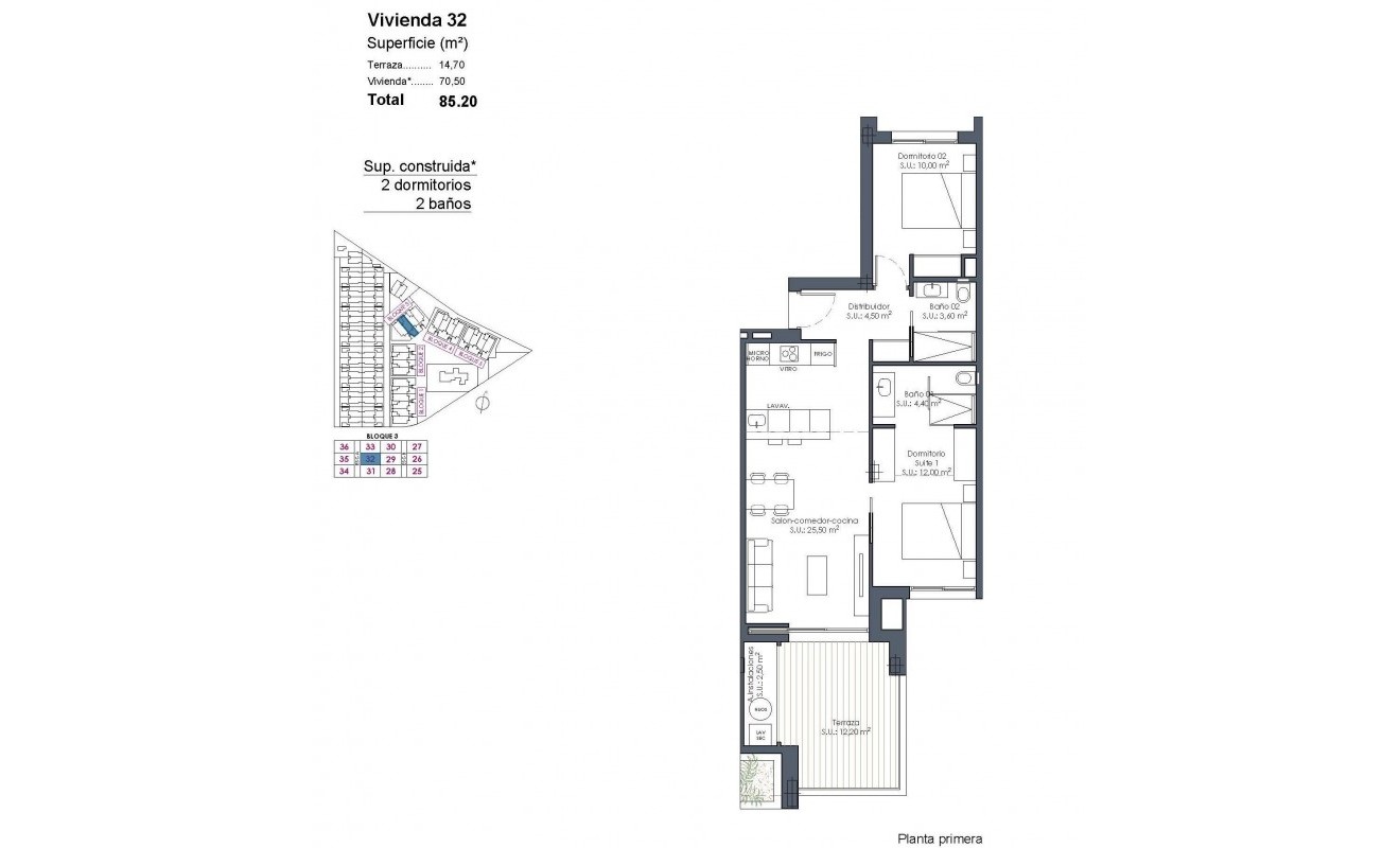 Nieuwbouw woningen - Appartement - Los Alcázares - Serena Golf