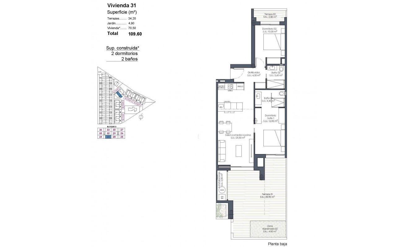 Nieuwbouw woningen - Appartement - Los Alcázares - Serena Golf