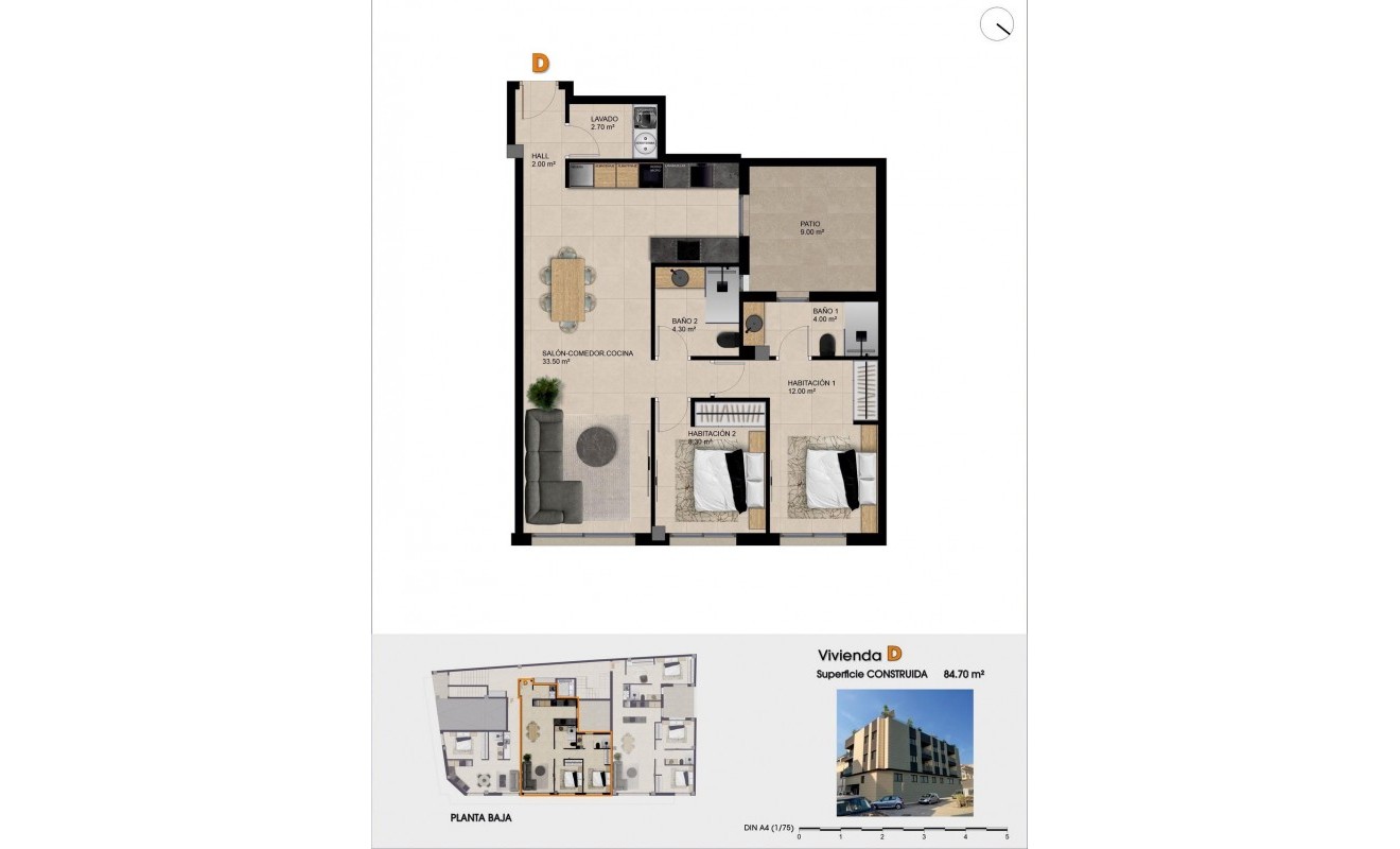 Nieuwbouw woningen - Appartement - Catral - pueblo