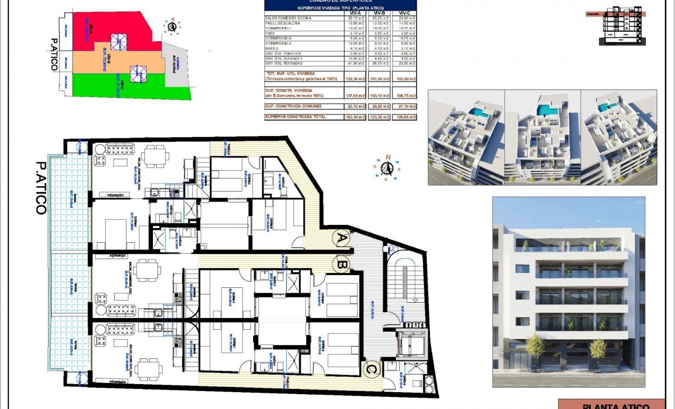 Nieuwbouw woningen - Penthouse - Torrevieja - Centro
