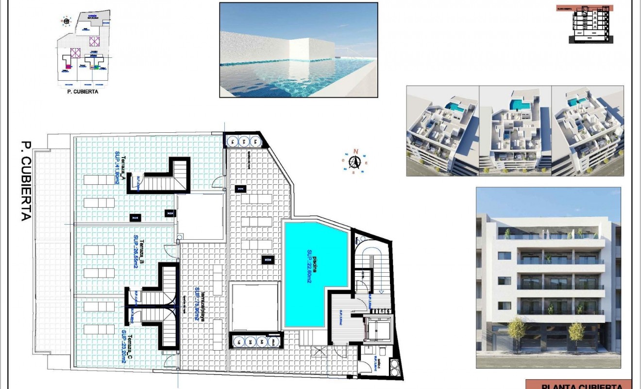 Nieuwbouw woningen - Penthouse - Torrevieja - Centro