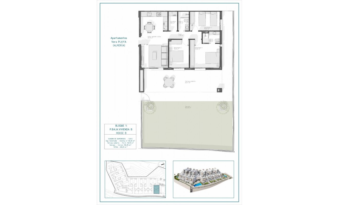 Nieuwbouw woningen - Appartement - Vera - Pueblo Salinas
