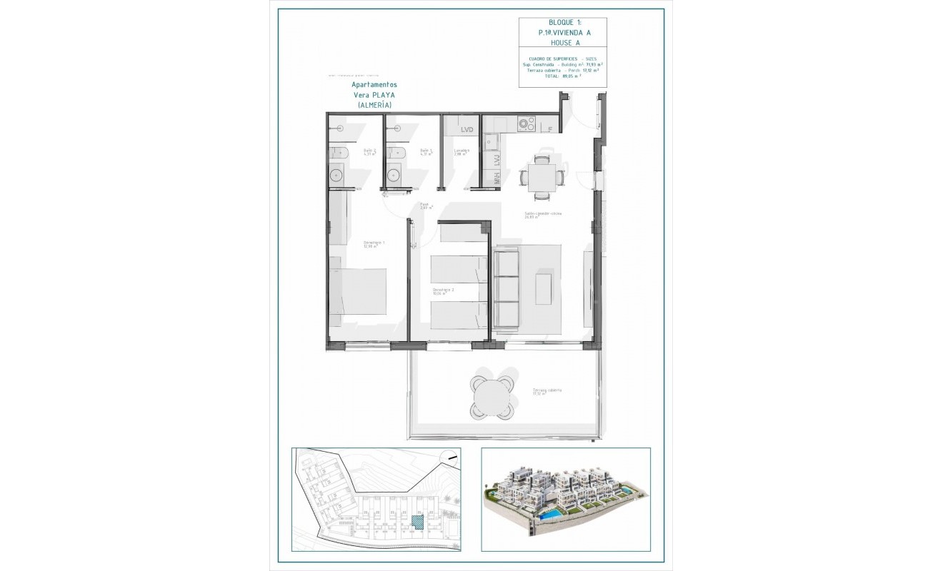 Nieuwbouw woningen - Appartement - Vera - Pueblo Salinas