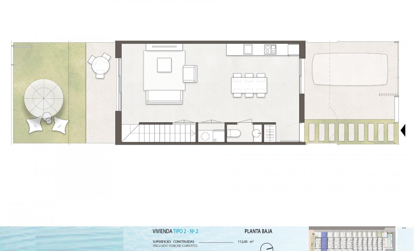 Nieuwbouw woningen - Town House - Pilar de la Horadada - pueblo