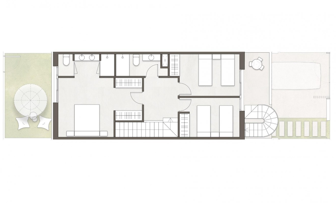 Nieuwbouw woningen - Town House - Pilar de la Horadada - pueblo