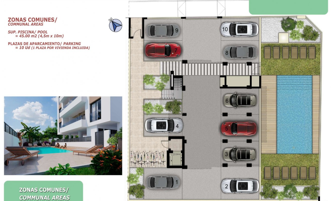 Nieuwbouw woningen - Appartement - Torrevieja - Nueva Torrevieja
