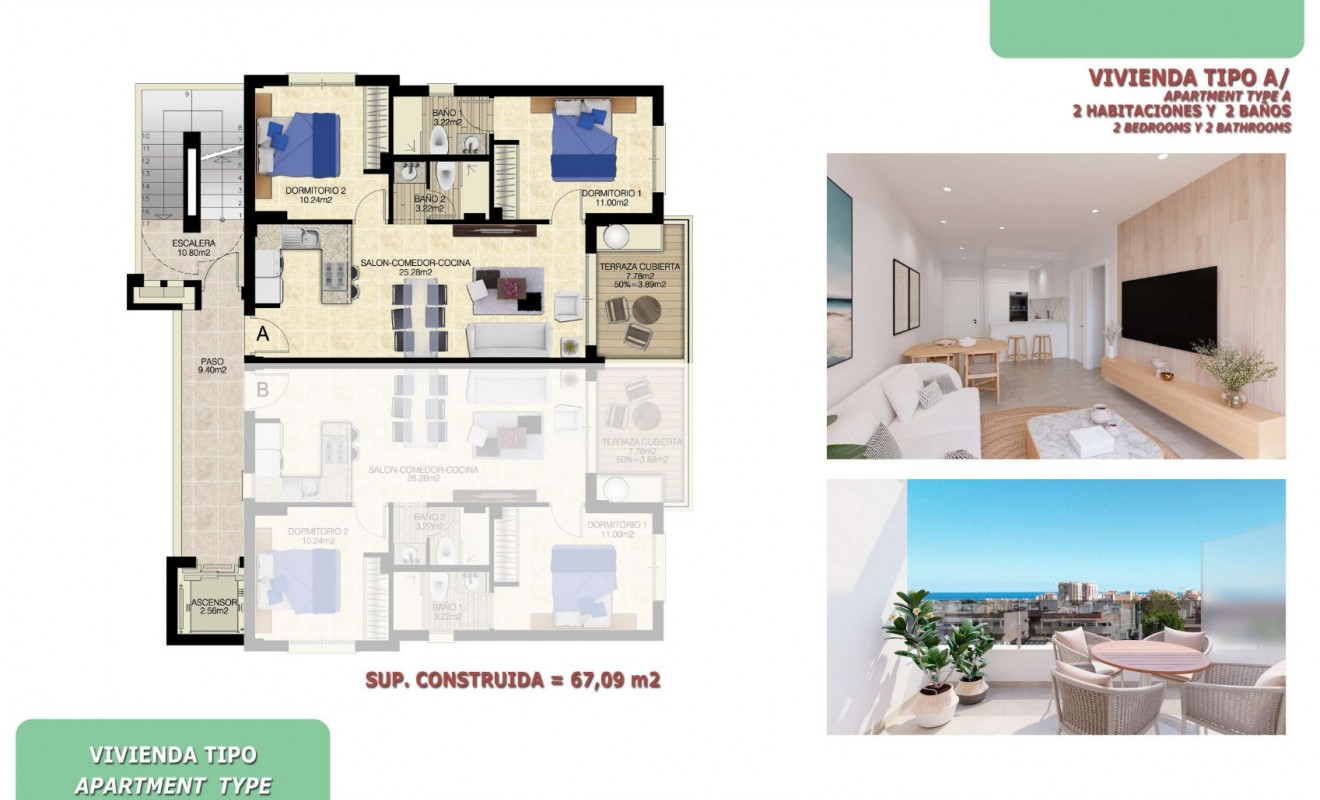 Nieuwbouw woningen - Appartement - Torrevieja - Nueva Torrevieja