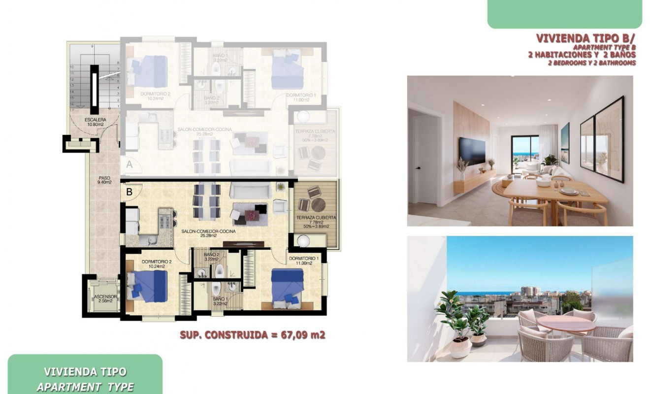 Nieuwbouw woningen - Penthouse - Torrevieja - Nueva Torrevieja