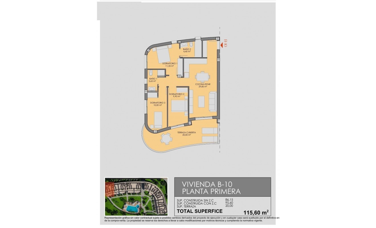 Nieuwbouw woningen - Appartement - Los Alcázares - Serena Golf