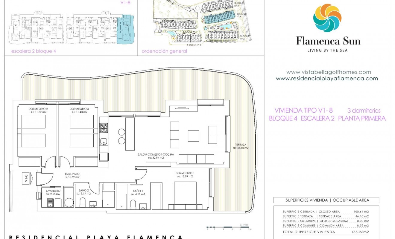 Nieuwbouw woningen - Appartement - Orihuela Costa - Playa Flamenca