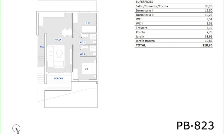 Nieuwbouw woningen - Bungalow - San Miguel de Salinas - Pueblo