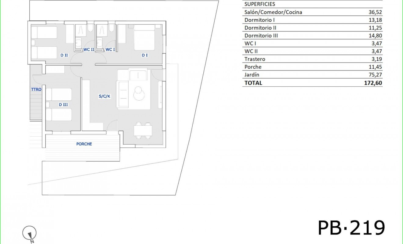 Nieuwbouw woningen - Bungalow - San Miguel de Salinas - Pueblo