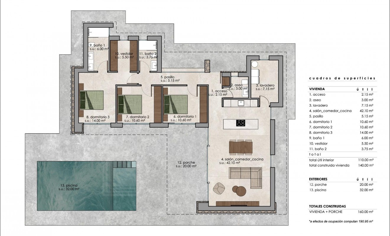 Nieuwbouw woningen - Villa - Pinoso - Lel