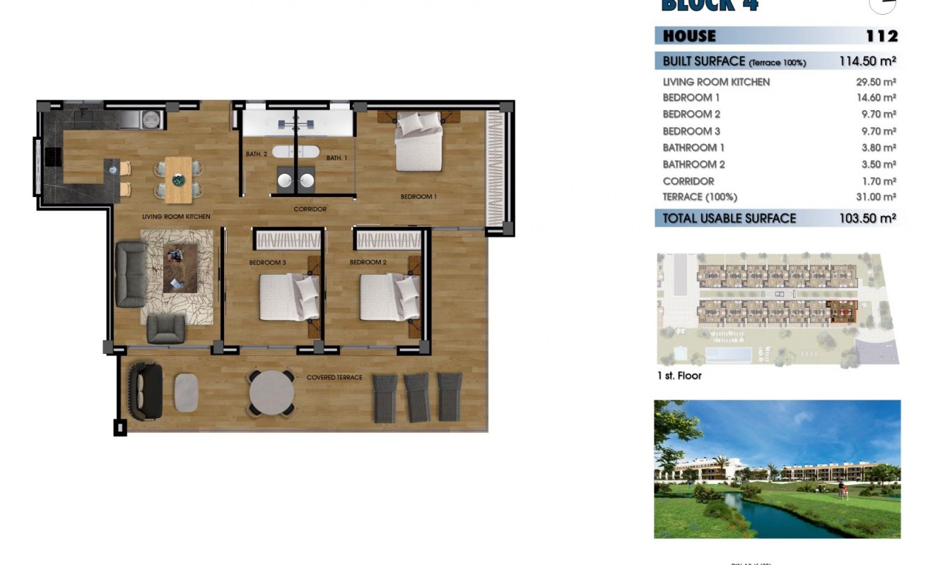 Nieuwbouw woningen - Appartement - Los Alcázares - La Serena Golf