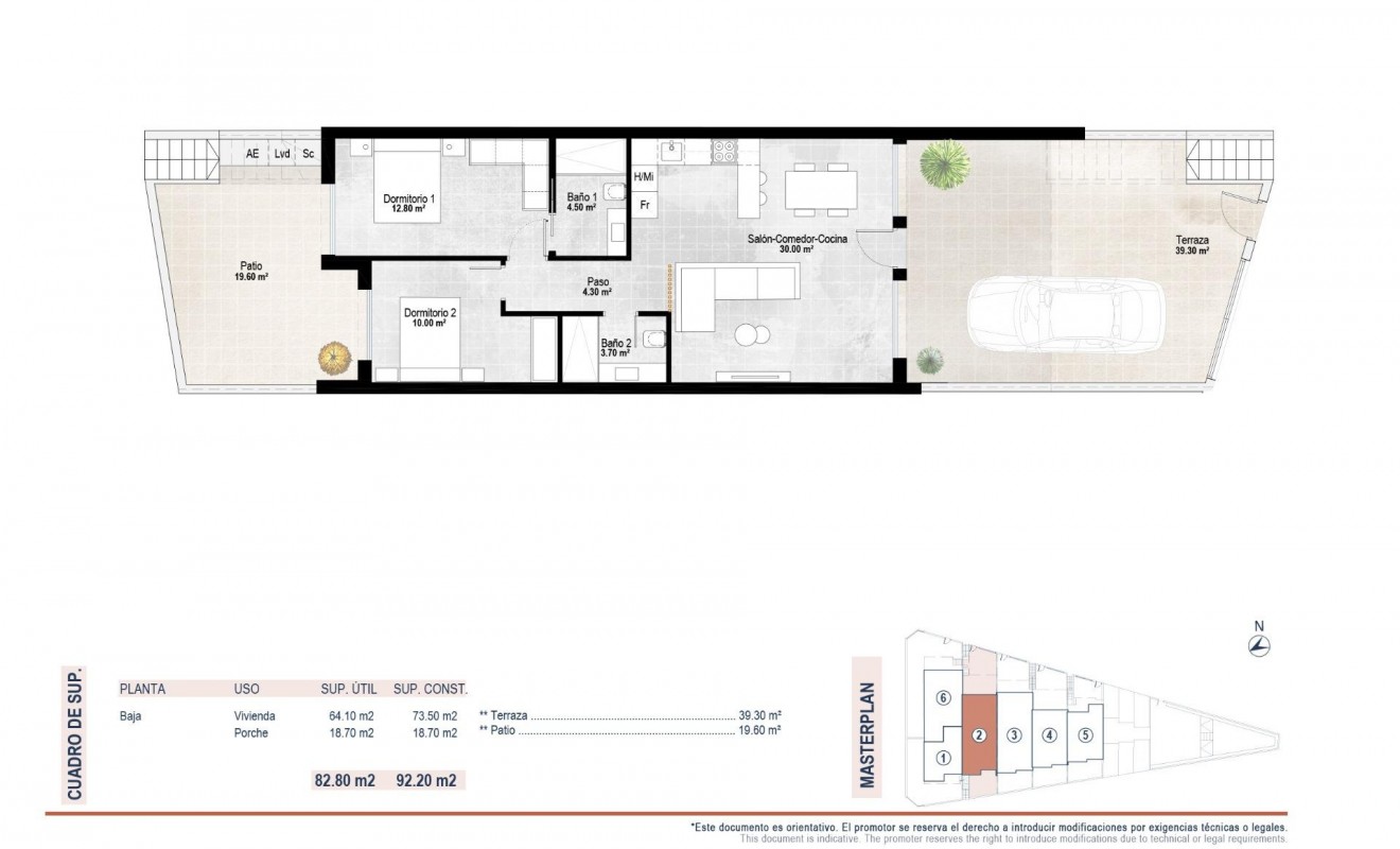 Nieuwbouw woningen - Bungalow - San Pedro del Pinatar - Pueblo