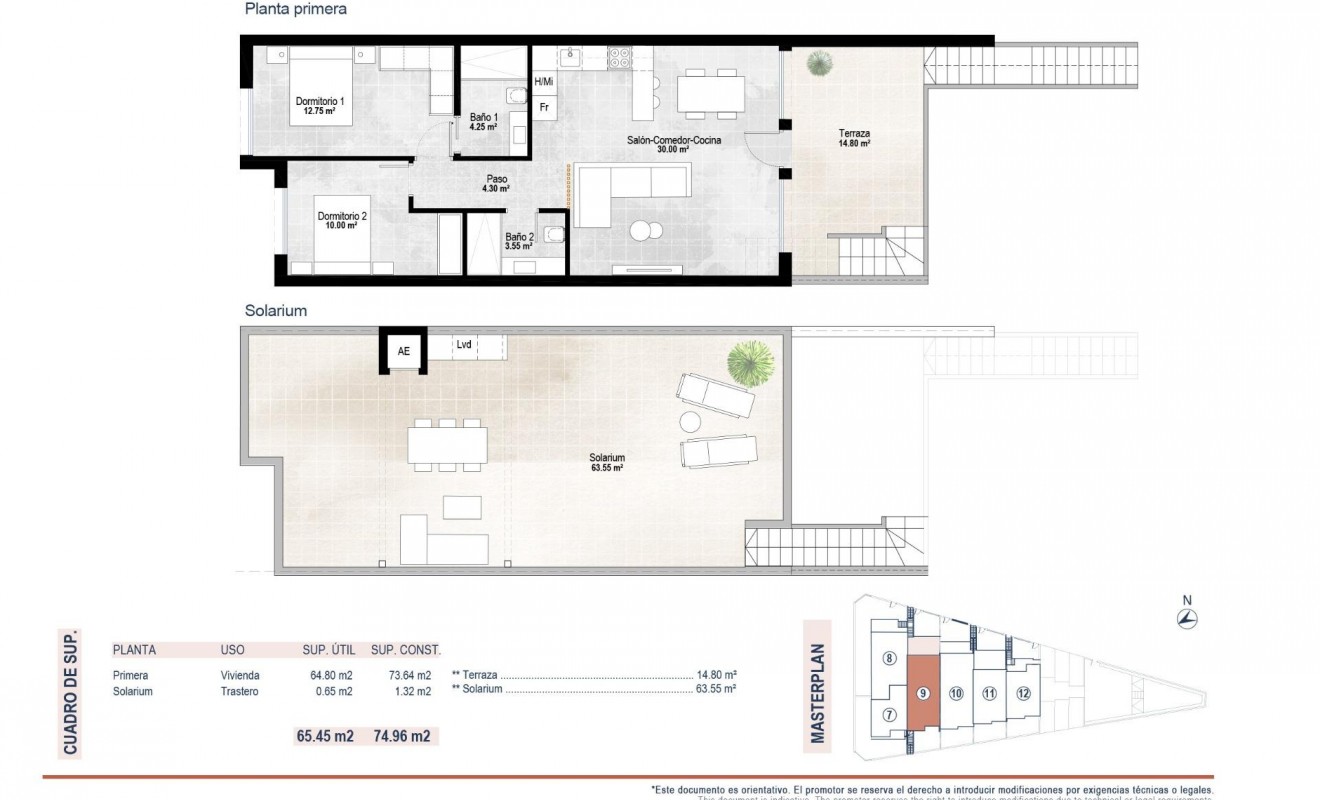 Nieuwbouw woningen - Bungalow - San Pedro del Pinatar - Pueblo
