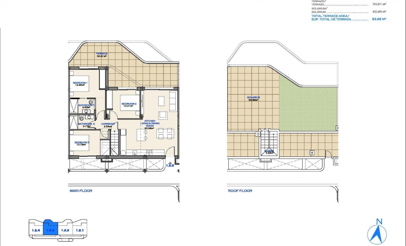 Nieuwbouw woningen - Penthouse - Los Alcázares - Serena Golf