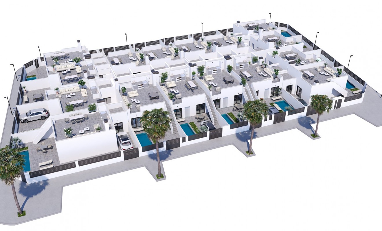 Nieuwbouw woningen - terraced - Torre-Pacheco