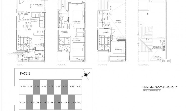 Nieuwbouw woningen - Town House - Torre Pacheco - Santa Rosalia pueblo