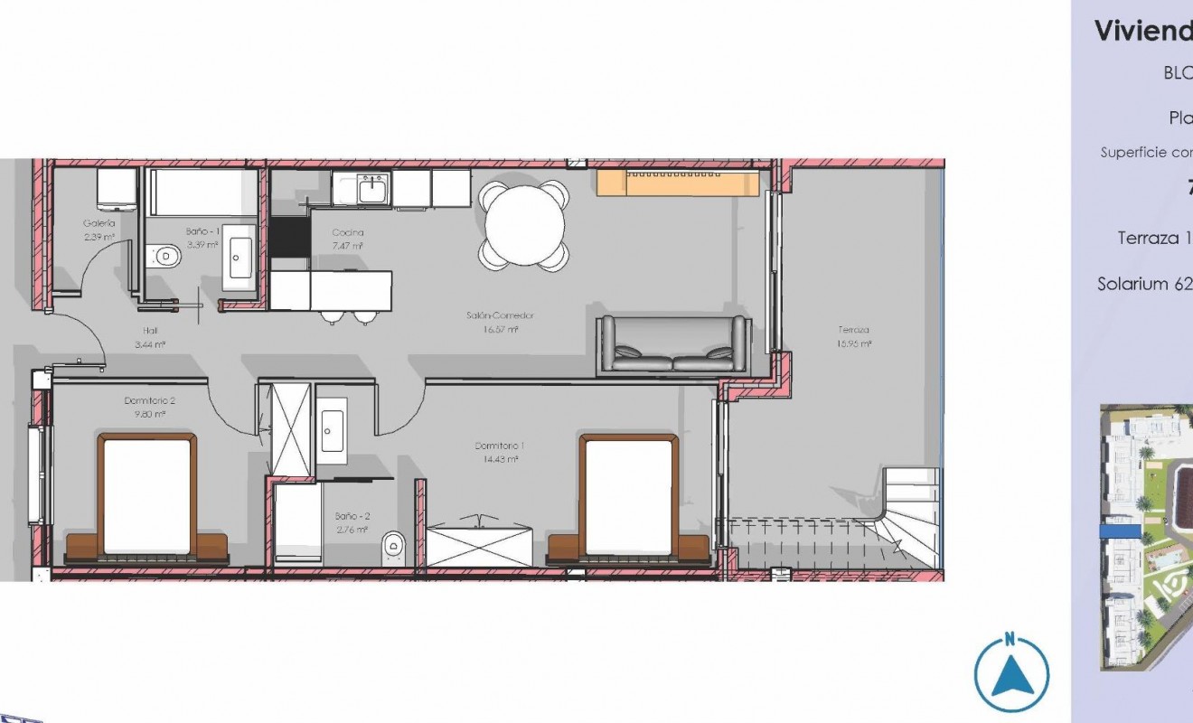 Nieuwbouw woningen - Penthouse - Guardamar del Segura - EL RASO