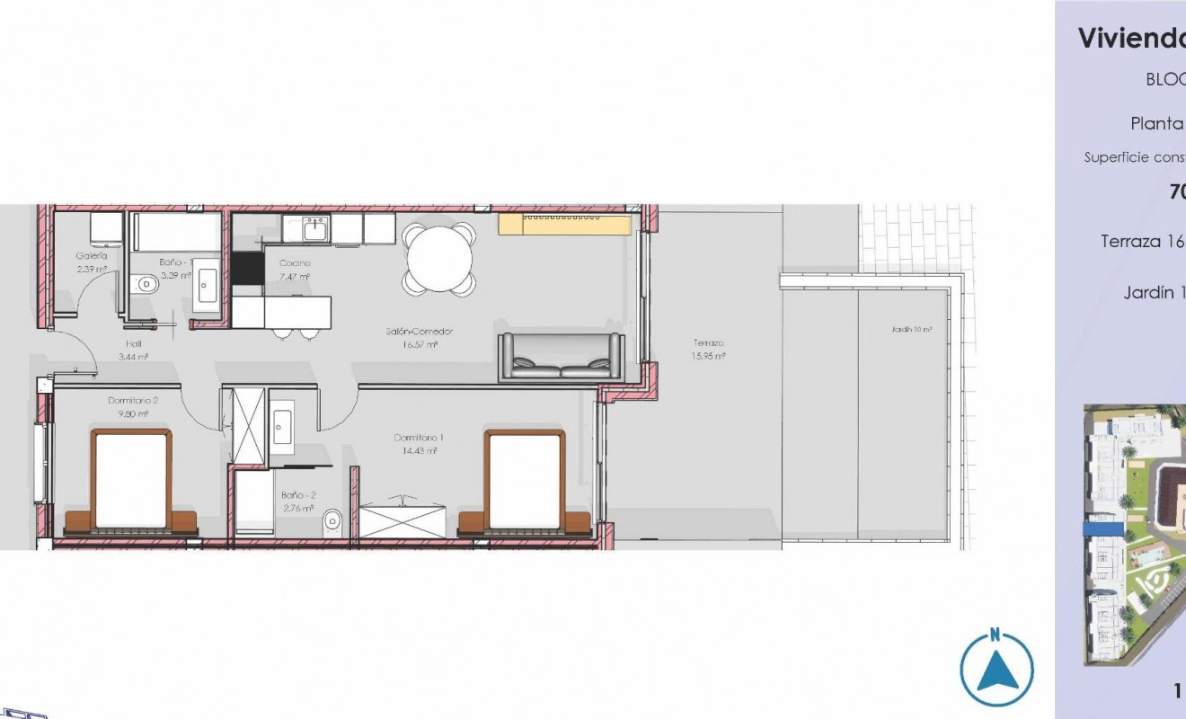 Nieuwbouw woningen - Appartement - Guardamar del Segura - EL RASO