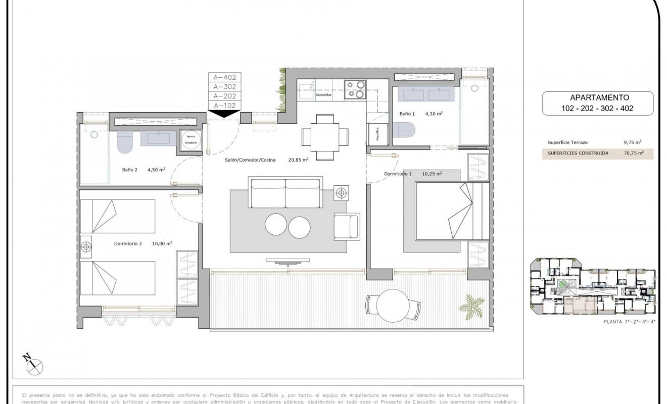 Nieuwbouw woningen - Appartement - San Pedro del Pinatar - Lo pagan