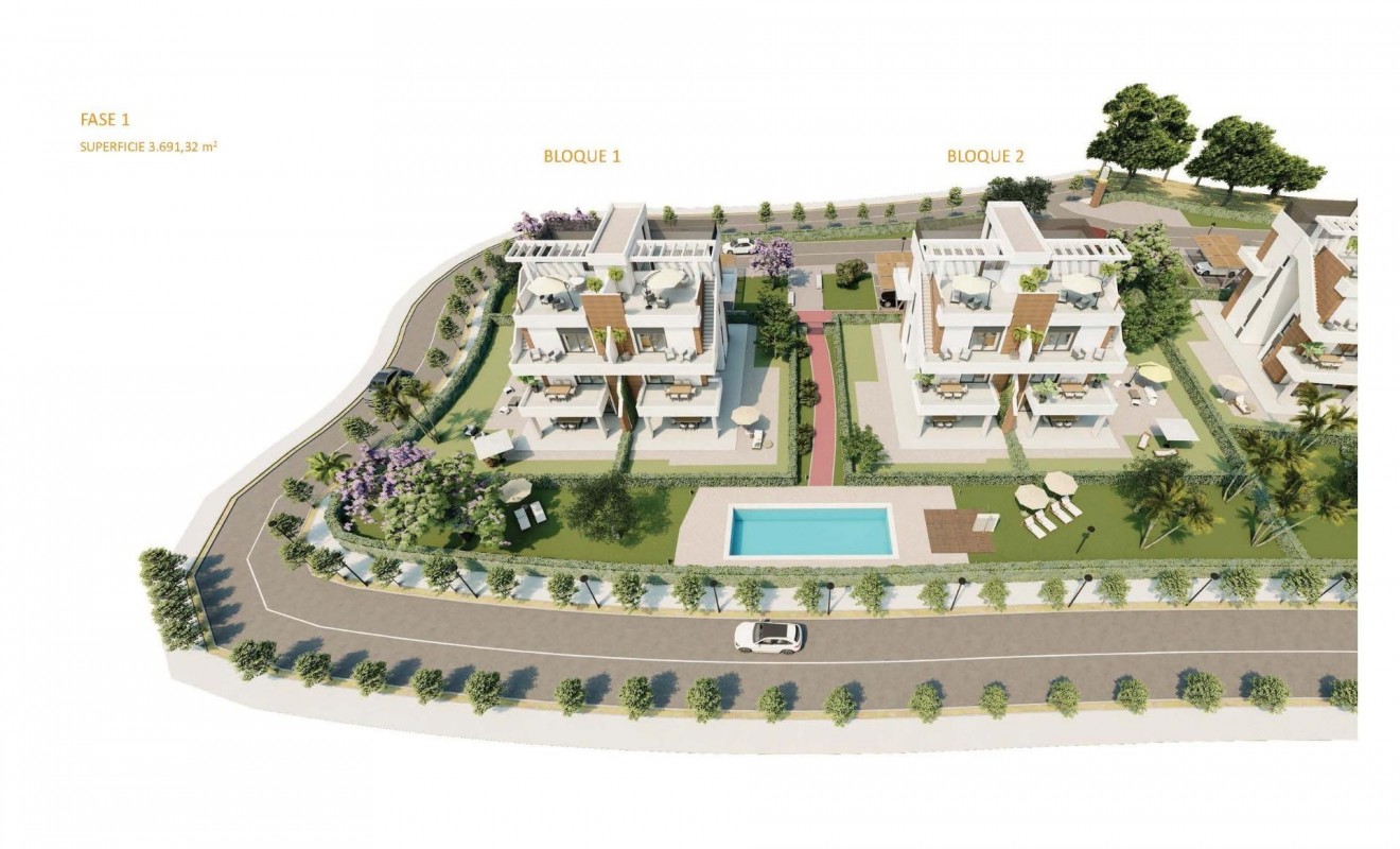 Nieuwbouw woningen - Appartement - Fuente Álamo - Hacienda del Alamo