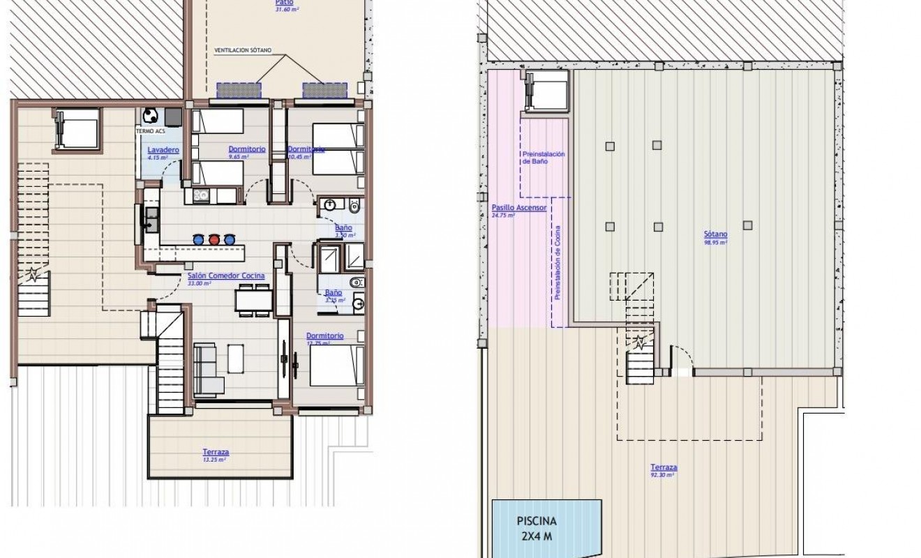 Nieuwbouw woningen - Bungalow - San Miguel de Salinas - VistaBella Golf
