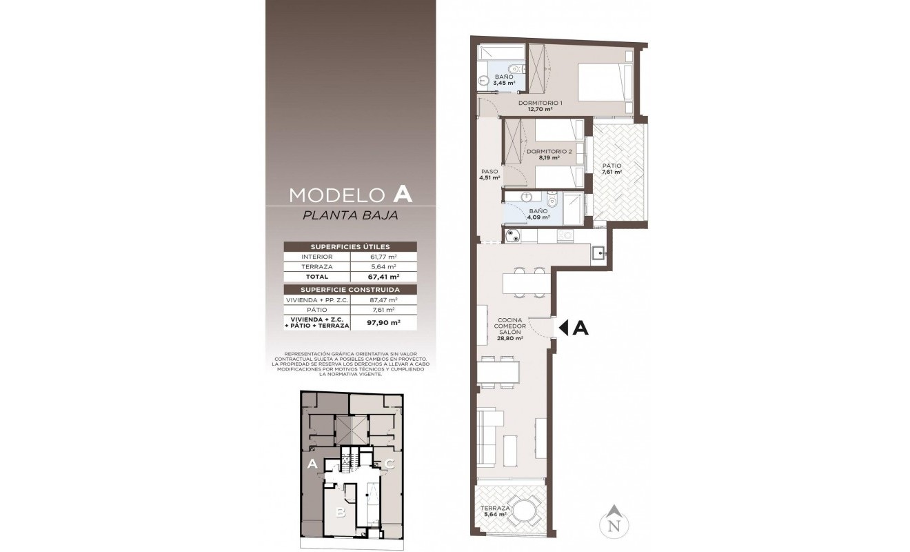 Nieuwbouw woningen - Appartement - Torrevieja - Playa de El Cura